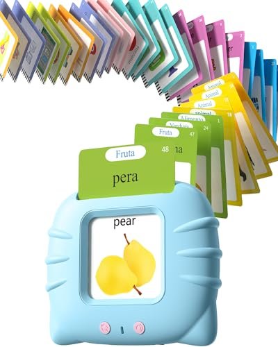 Airbition Bilingual Spanish and English Talking Flash Cards...