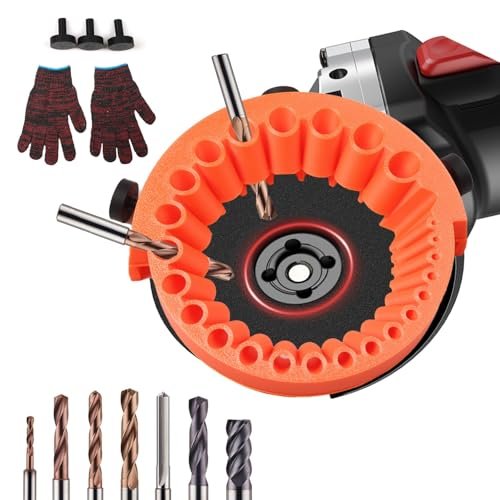 ASUSARA Multi-Purpose Drill Sharpener, Handheld Drill...