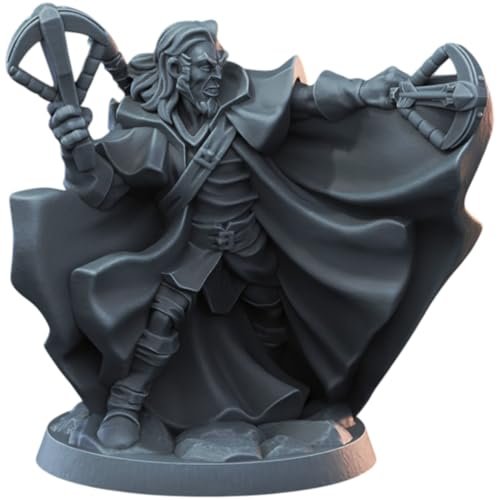 Crossbow Wielding Male Miniature – Dual Crossbows – Fantasy...