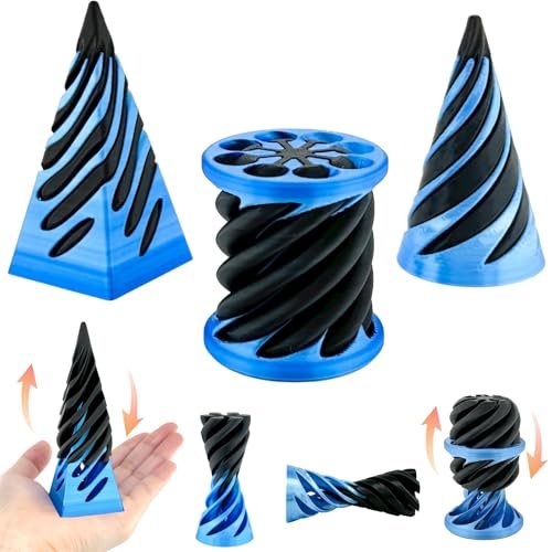 3 Packs Impossible Cone,Spiral Cone Fidget Toy Passthrough...