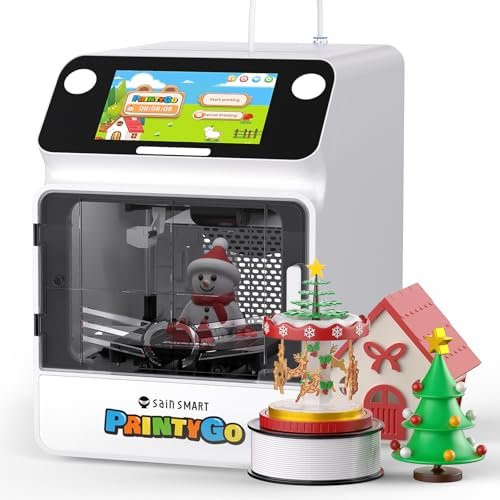 SainSmart PrintyGo Mini 3D Printer for Kids, Auto Leveling.