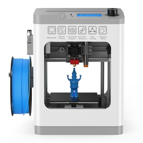 TINA2 Mini 3D Printer, HEPHI3D FDM 3D Printers, Auto...