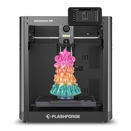 FLASHFORGE Adventurer 5M 3D Printer, 600mm/s High-Speed,...