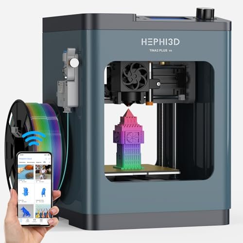 TINA2Plus 3D Printer, HEPHI3D 250mm/s High Speed Auto...