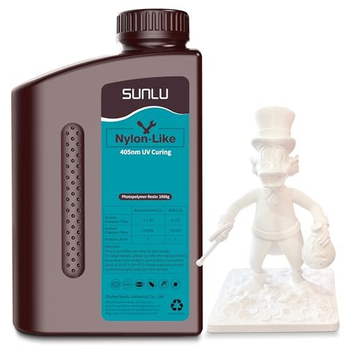 SUNLU 3D Printer Resin, Strong Durable Nylon Like Material
