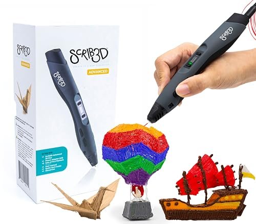 SCRIB3D Advanced 3D Printing Pen with 20 Feet of Filament
