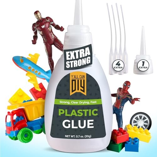Y'allCanDiy Super Glue for Plastic 20g (0.7 oz) Heavy Duty.