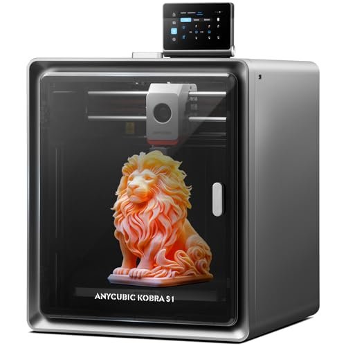 Anycubic Kobra S1 3D Printer Only, Support High-Speed...