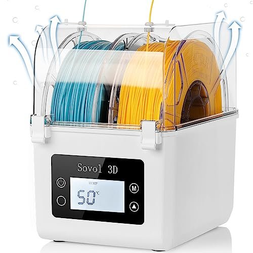 Sovol Filament Dryer 2025, SH01 Filament Dehydrator for 3D...