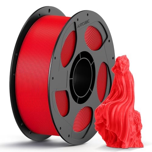 ANYCUBIC PLA 3D Printer Filament, 3D Printing 1.75mm Red