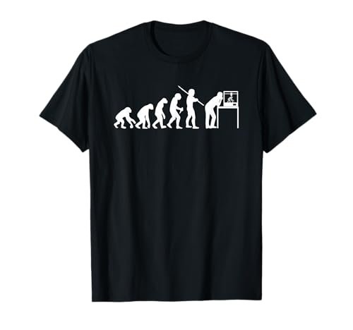 Funny 3D Printing Evolution 3D Printer Joke Gift T-Shirt