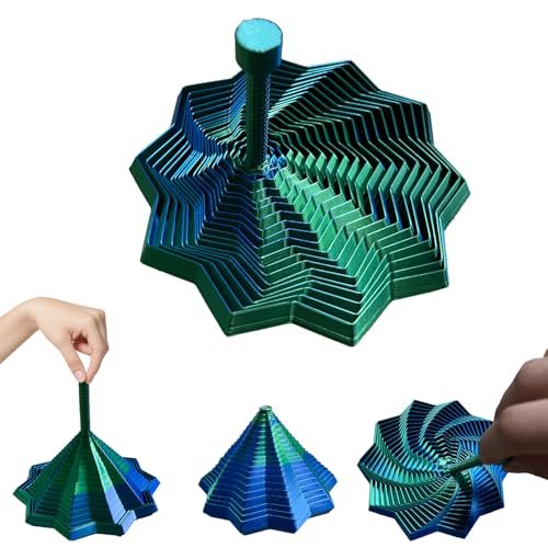 3D Printed Expanded Sensory Fidget Star,Transformable...