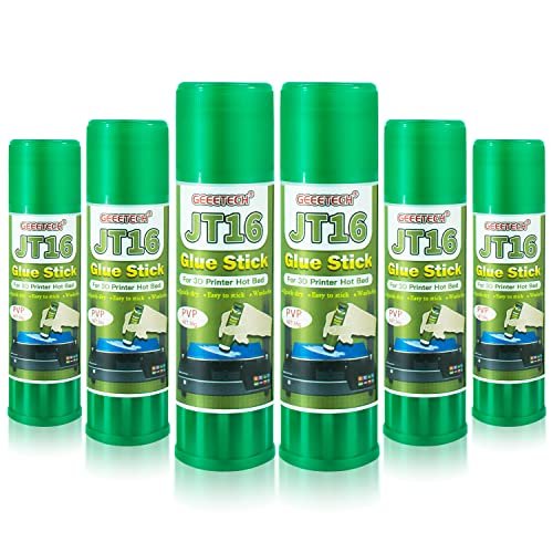 3D Printer Glue Sticks 6-Pack, 1.27oz Each, Strong Build...