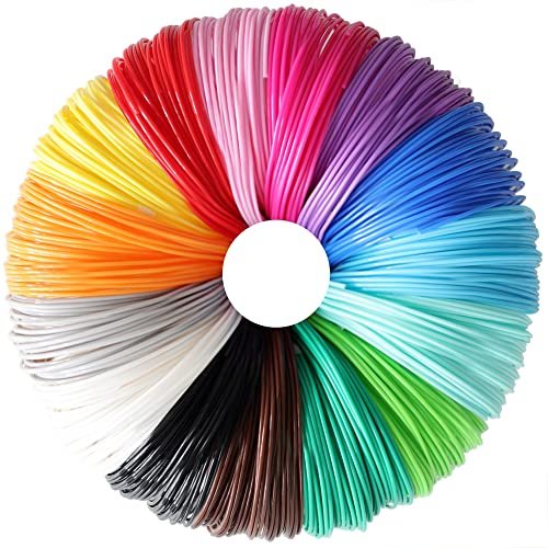 15 Bright Colors 1.75mm 3D Pen PLA Filament Refill