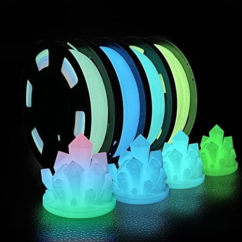 iSANMATE 3D Printer Filament Bundle, Glow in The Dark...