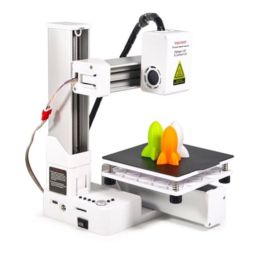 Mini 3D Printer, Fully Assembled with All Metal Nozzle,...