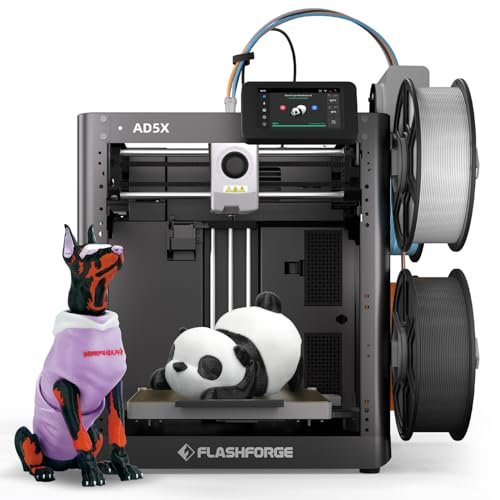 FLASHFORGE 3D Printer AD5X w/o Filament, IFS Multi-Color...