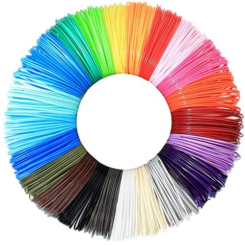 BBLIFE 22 Colors 1.75mm ABS 3D Printer/Pen Filament Sample...