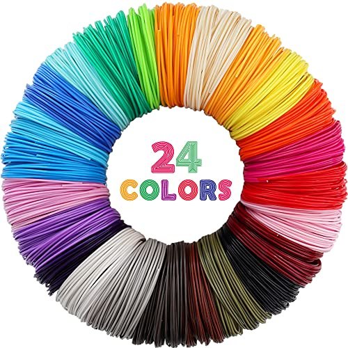 MIKA3D 24 Colors 1.75mm ABS 3D Pen Filament Refills.