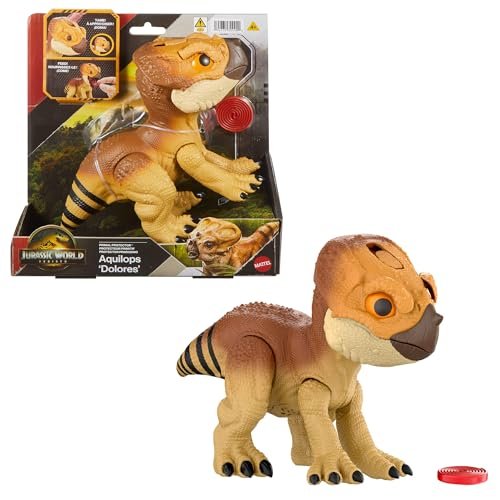 Mattel Jurassic World Rebirth Primal Protector Aquilops...