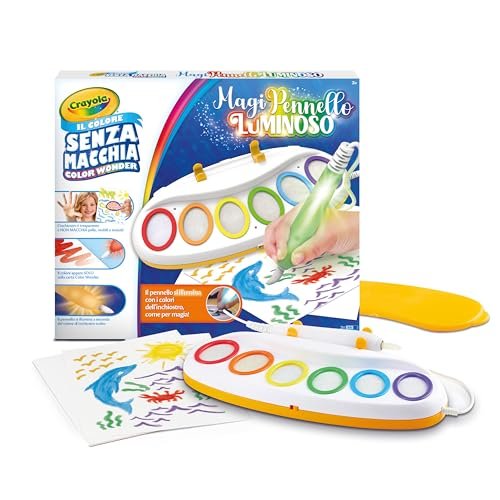 CRAYOLA Color Wonder Magic Light Brush, Magic Mess-Free...