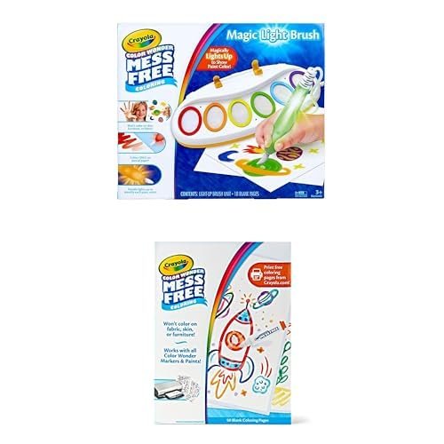 Crayola Color Wonder Magic Light Brush Paint Station Set.