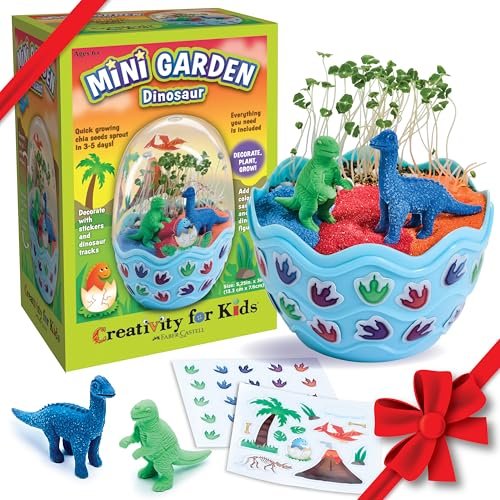 Creativity for Kids Mini Garden Dinosaur: Terrarium Kit...