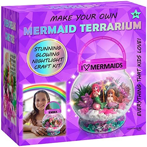 Make Your Own Light-Up Mermaid Terrarium Kit DIY Nightlight