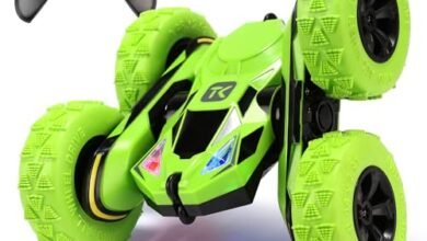 Threeking RC Stunt Cars Double-Sided 360 Rotating Car Green - comprehensive buying guide and reviews