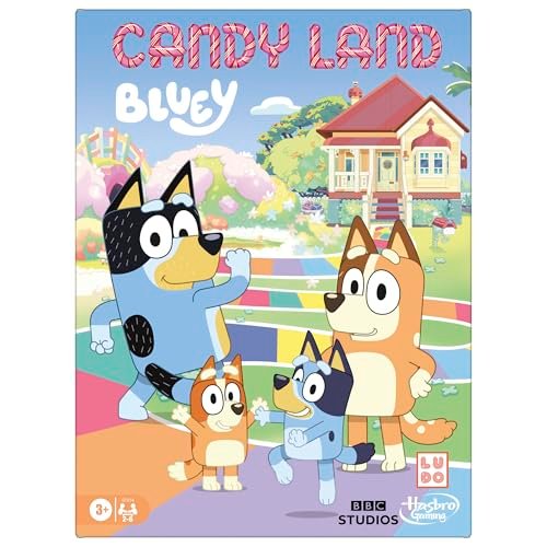 Hasbro Gaming Candy Land Bluey Edition Board Game for Kids