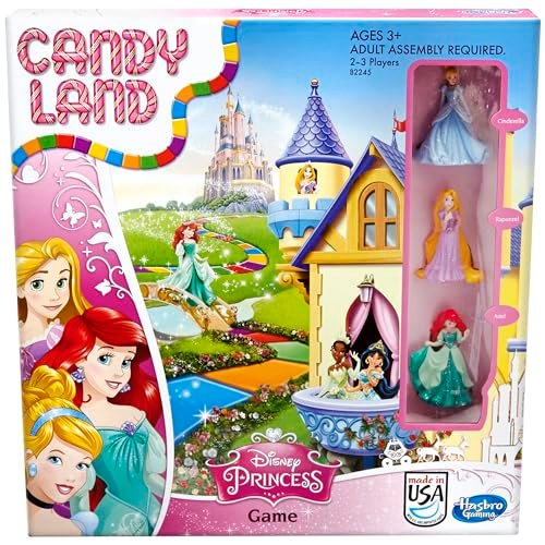 Hasbro Gaming Candy Land Disney Princess Edition Board Game