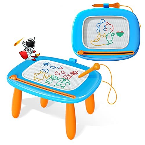 Kikidex Magnetic Drawing Board, Toddler Girl Toys for 1-3.
