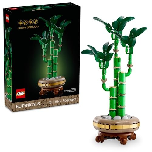LEGO Botanicals Lucky Bamboo Building Set - Adult Decor.