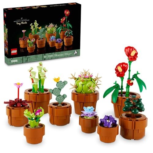 LEGO Botanicals Tiny Plants - Artificial, Fake Indoor Decor.