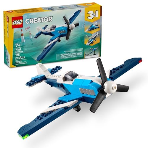 LEGO Creator 3 in 1 Aircraft Race Plane Building Toy