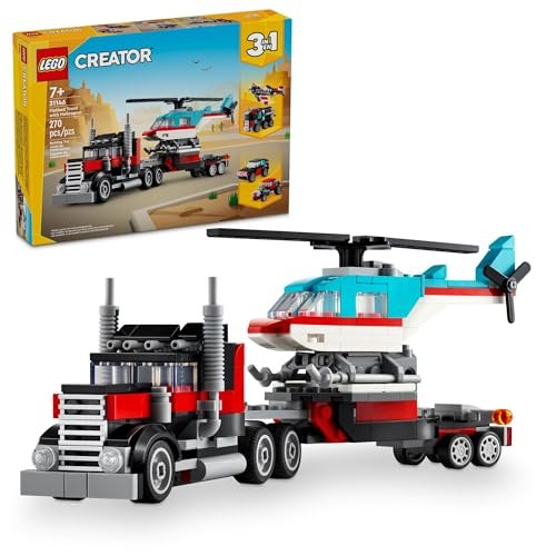 LEGO Creator 3 in 1 Flatbed Truck Transforms to Plane.