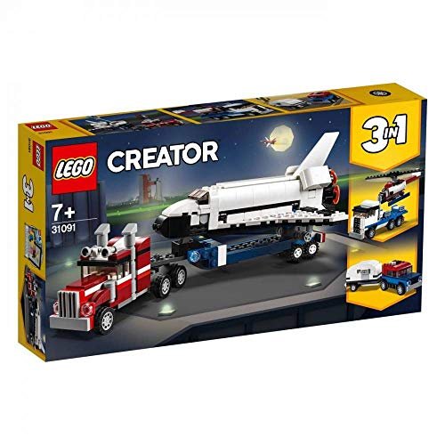 LEGO Creator 3in1 Shuttle Transporter 31091 Building Kit...