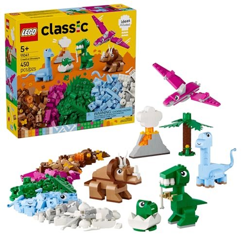 LEGO Classic Creative Dinosaurs Toy - Building Blocks Set...