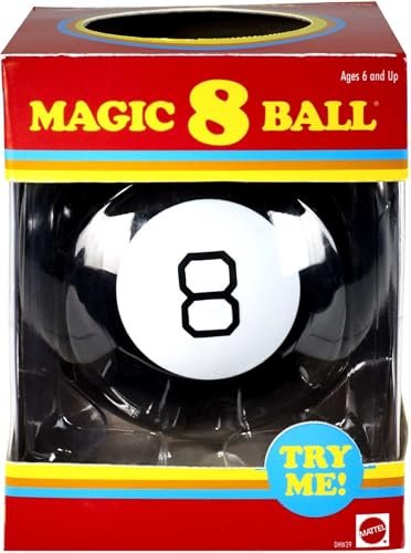 Mattel Games Magic 8 Ball Novelty Fortune-Telling Toy,...