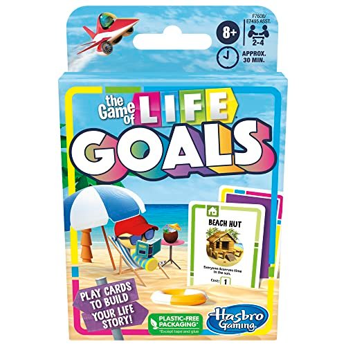 Hasbro Gaming The Game of Life Goals Card Game
