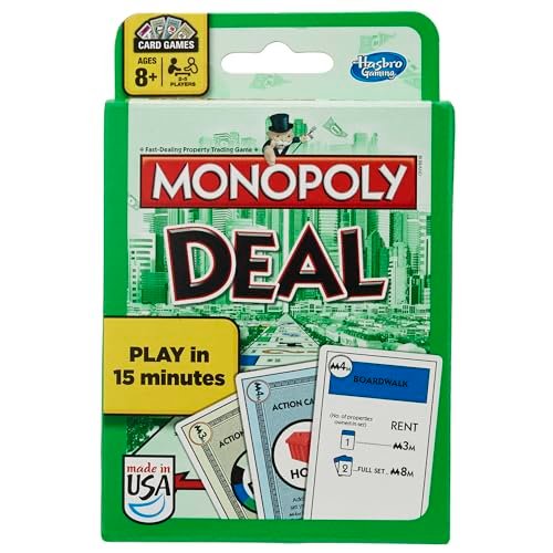 Monopoly Deal Card Game | Quick-Playing Card Game for...