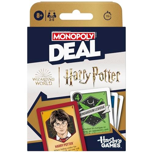 Monopoly Deal: Harry Potter Card Game | Family Travel Game