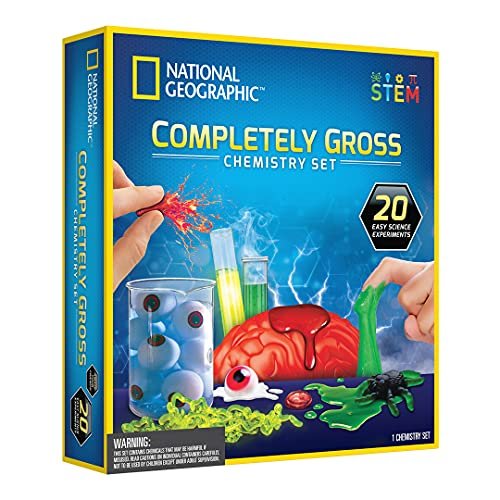 NATIONAL GEOGRAPHIC Completely Gross Chemistry Set Science...