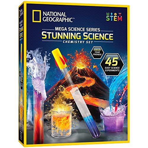 National Geographic Stunning Chemistry Set - Mega Science...