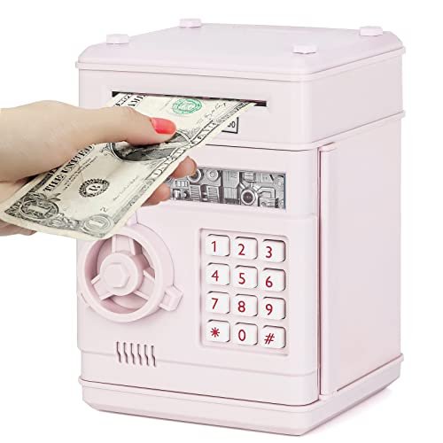 Refasy Kids Electronic Piggy Bank ATM - Safe Money Box
