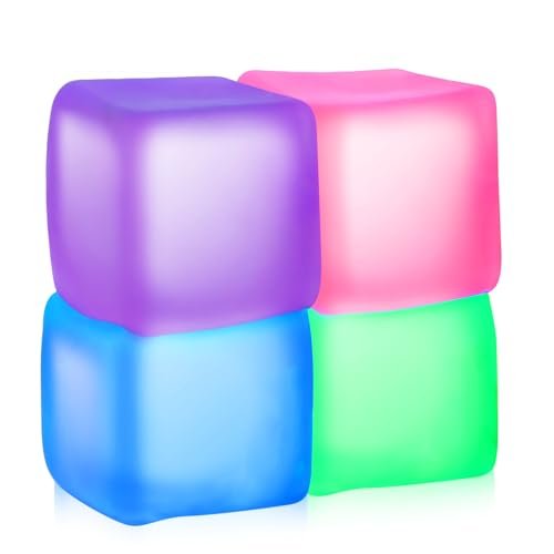 Fidget Toy Stress Cube 4 Pack, Cube Squishies Anxiety...