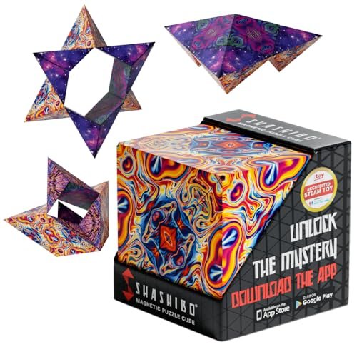 Shashibo Shape Shifting Box - Award-Winning Fidget Magnet...