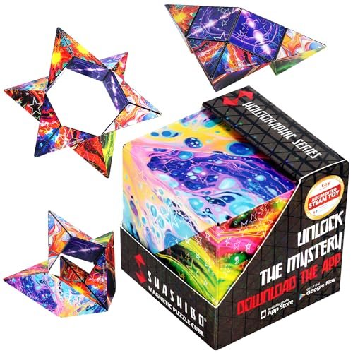 Shashibo Shape Shifting Box - Award-Winning Fidget Cube...