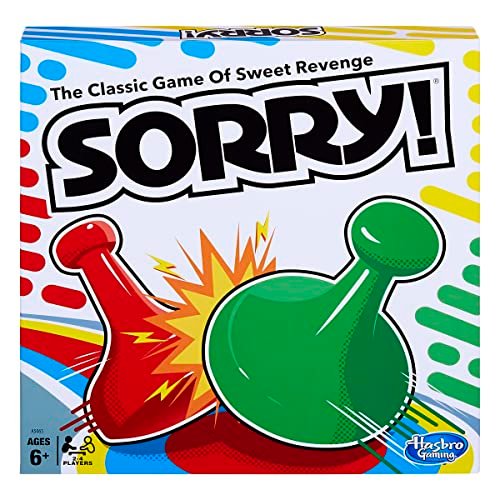Sorry! Board Game for Kids Ages 6 and Up by