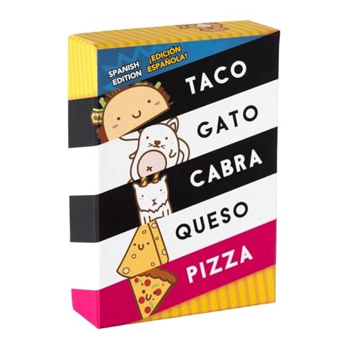 Taco Cat Goat Cheese Pizza Spanish Edition Card Game.
